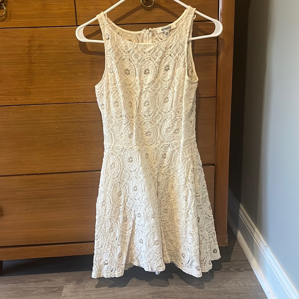 BB Dakota Timeless Lace Skater Dress